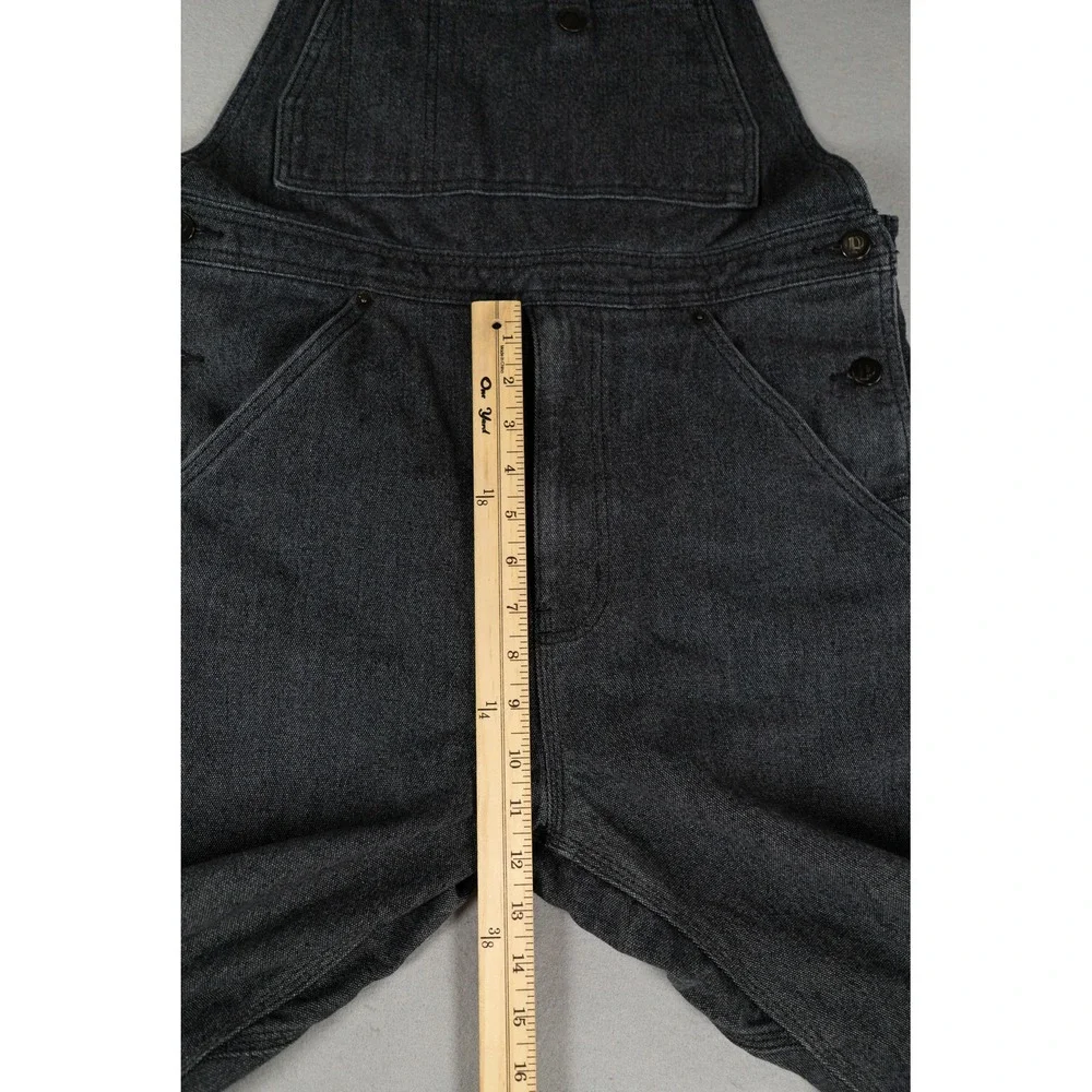 Patagonia Mens Iron Forge Hemp Canvas Double Knee Bib Overalls Charcoal Grey 31